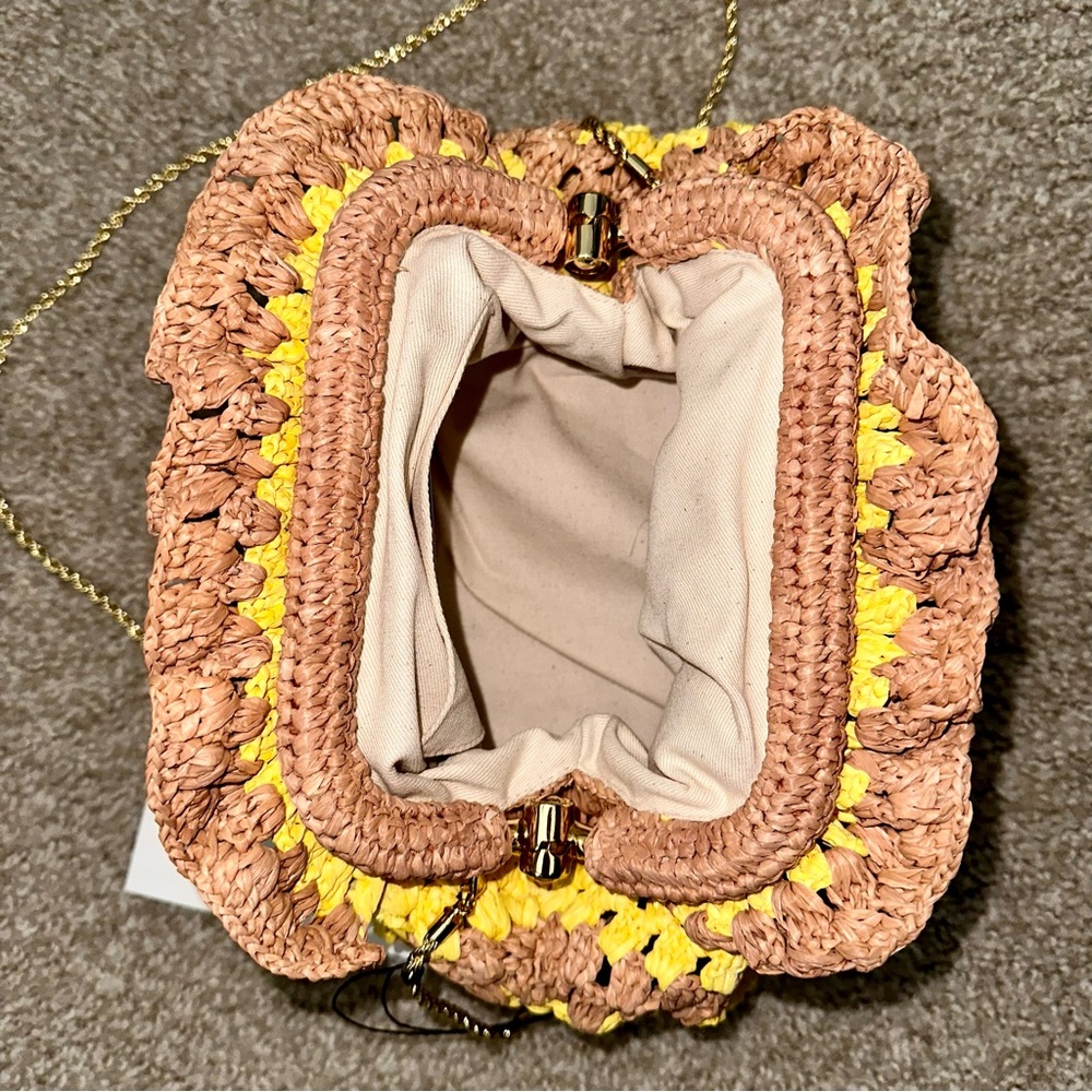 LOEFFLER RANDALL Raffia Clutch - Picture 9 of 10